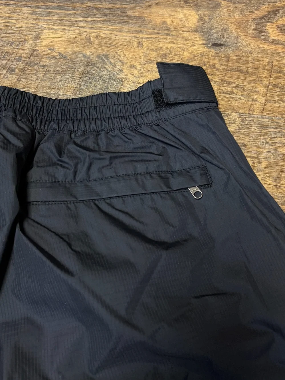 Marmot Precip Nylon Rain Pants Men's Large Black Full Side Zip Hiking
